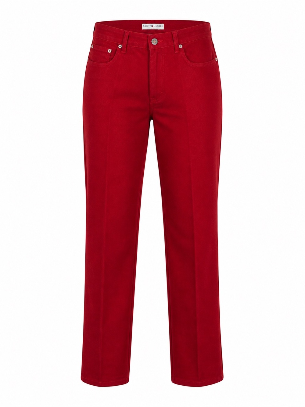 Y2K Red Tommy Hilfiger Mom Jeans Vintage High Rise Size 8 Retro